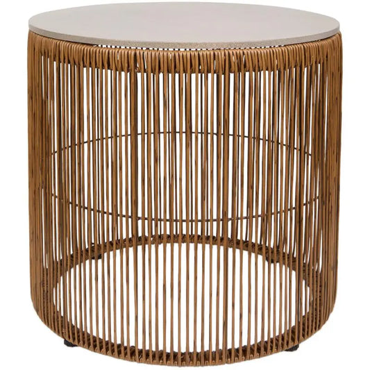 Bijzettafelset - Rotanlook