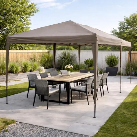Snel Opzetbare Partytent – Taupe