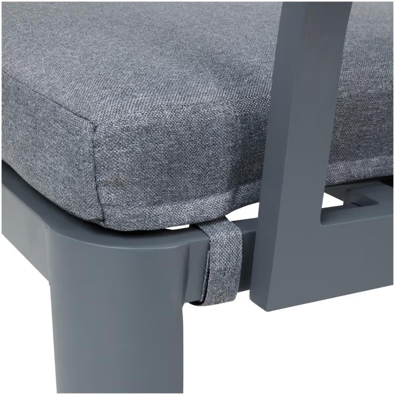 Moderne tuin loungeset – 3-delig – grijs